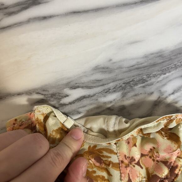 Urban Outfitters Out From Under Fairy Floral Corset Top Strapless Coquette SZ S - Picture 4 of 7